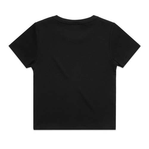 BLACK - BACK wo's-organic-rib-tee-black-back